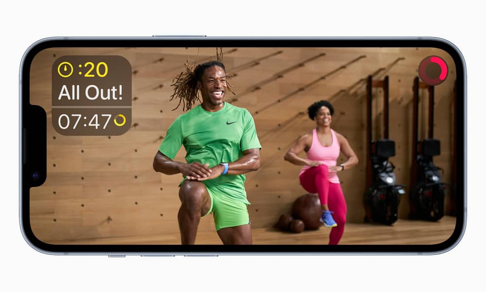 Apple Fitness on iPhone 14