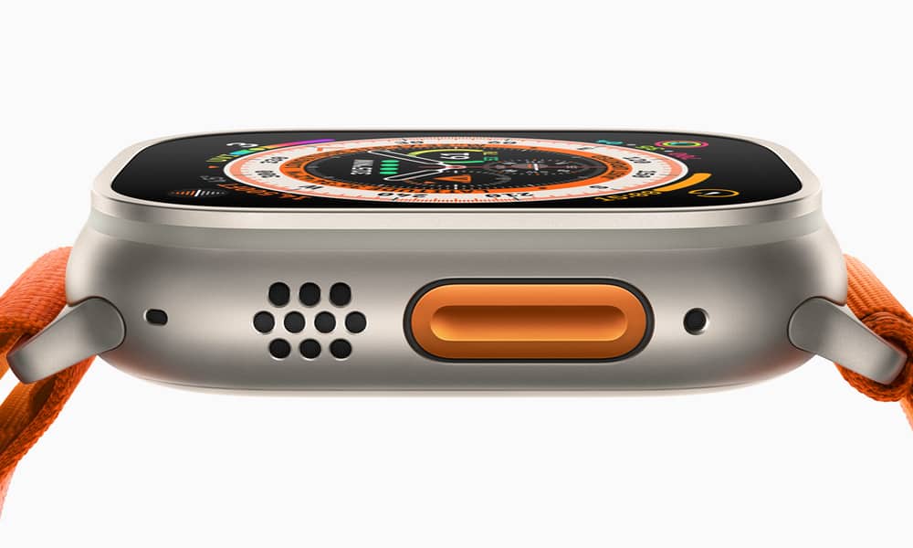 Apple Watch Ultra side view