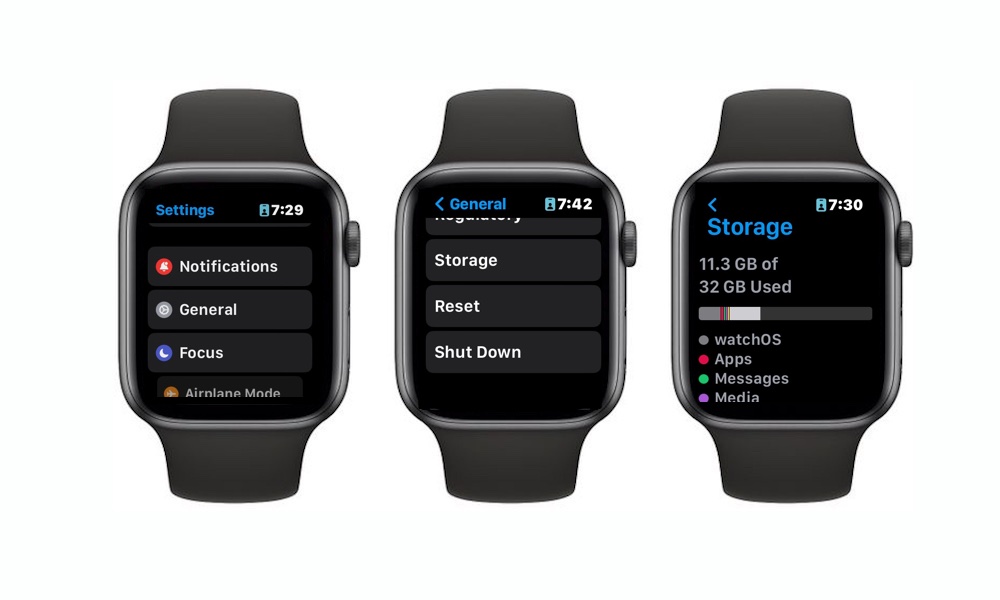 Storage Apple Watch