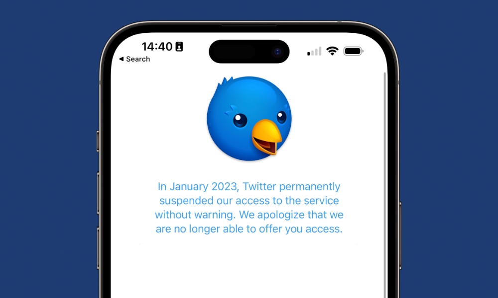 Twitterrific shutdown by Twitter1