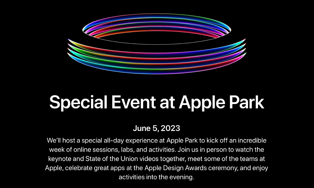 WWDC 2023 Special Event banner