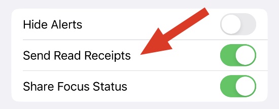 iOS individual read receipts