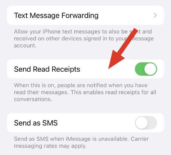 ios read receipts