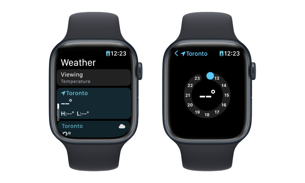 Apple Watch Weather No Data