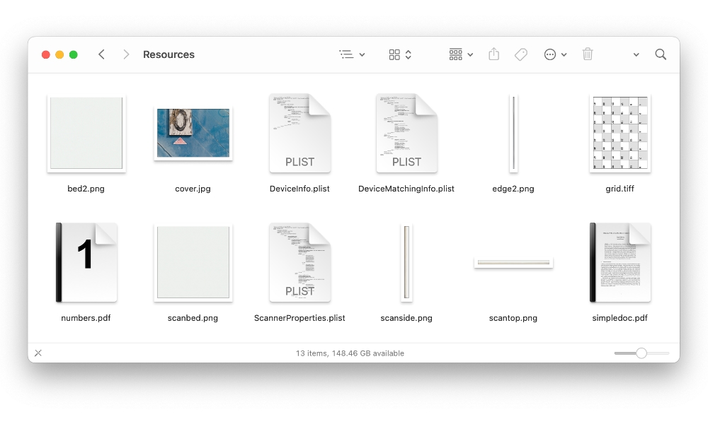 Image Capture VirtualScanner Resource files