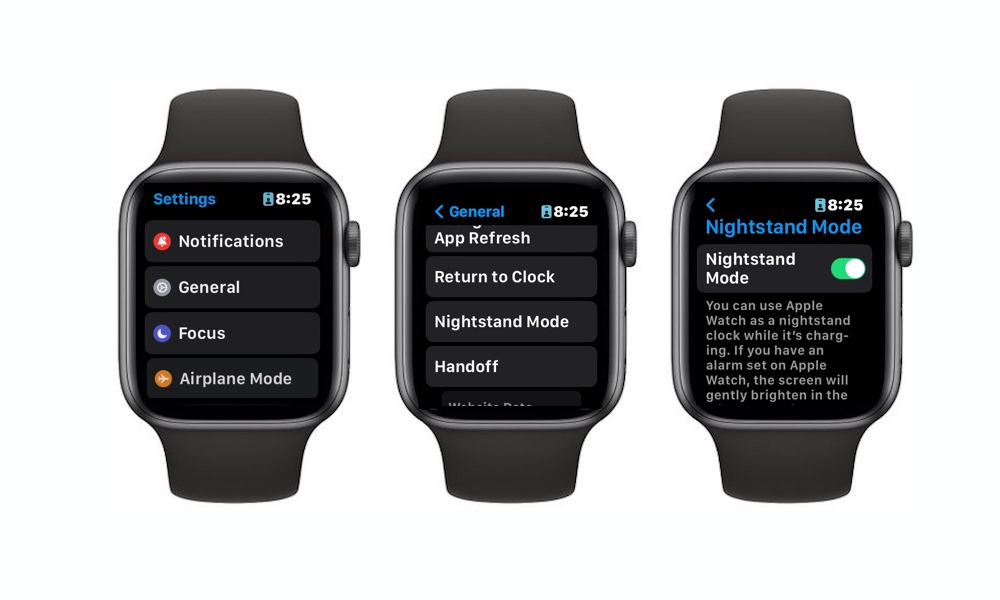 Nightstand Mode Apple Watch