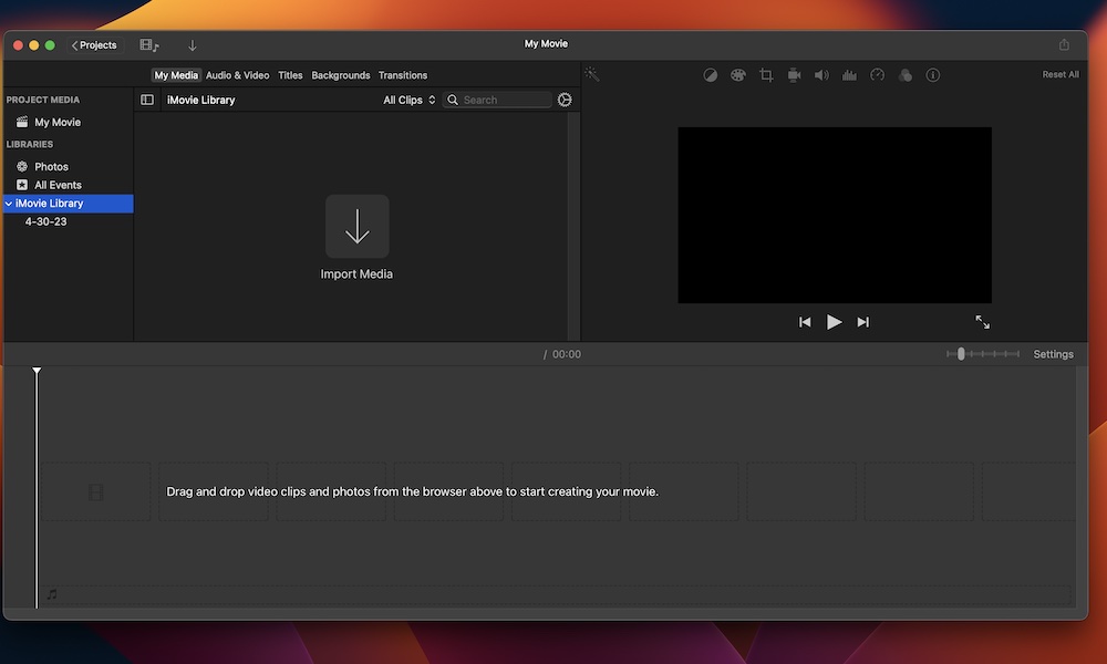 iMovie Mac