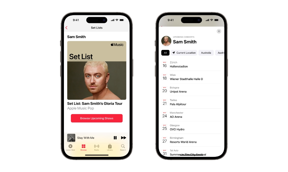 Apple Music Set Lists Sam Smith