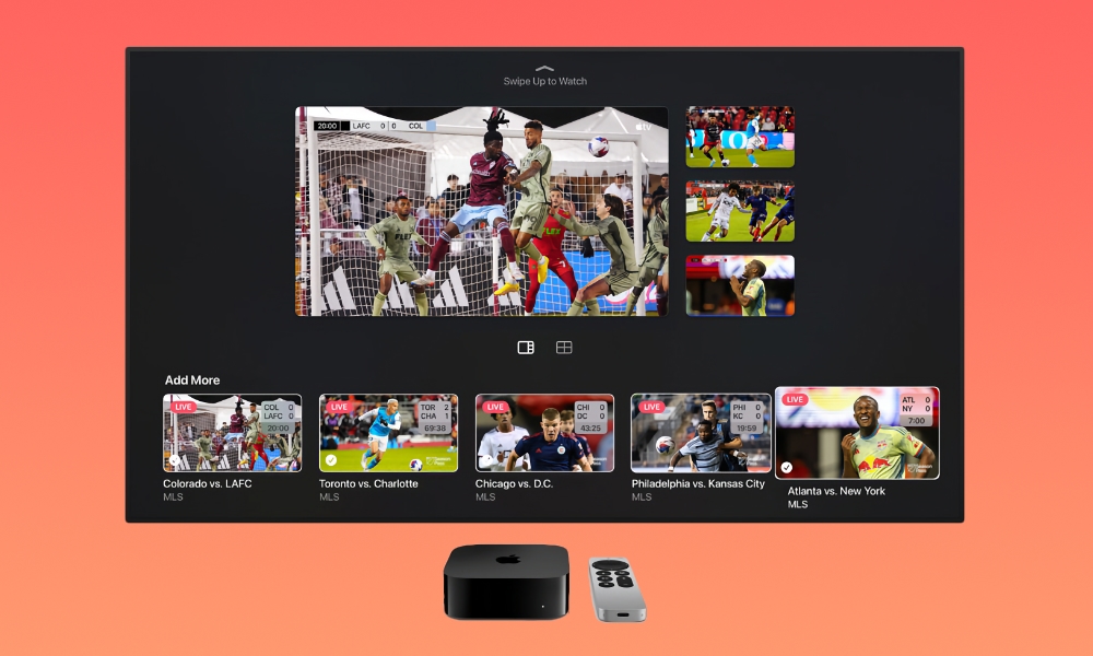 Apple TV MLS multiview