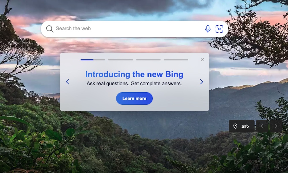 Bing Search engine