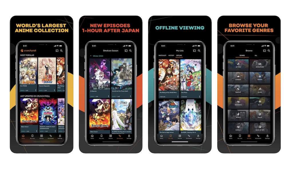 Crunchyroll iPhone