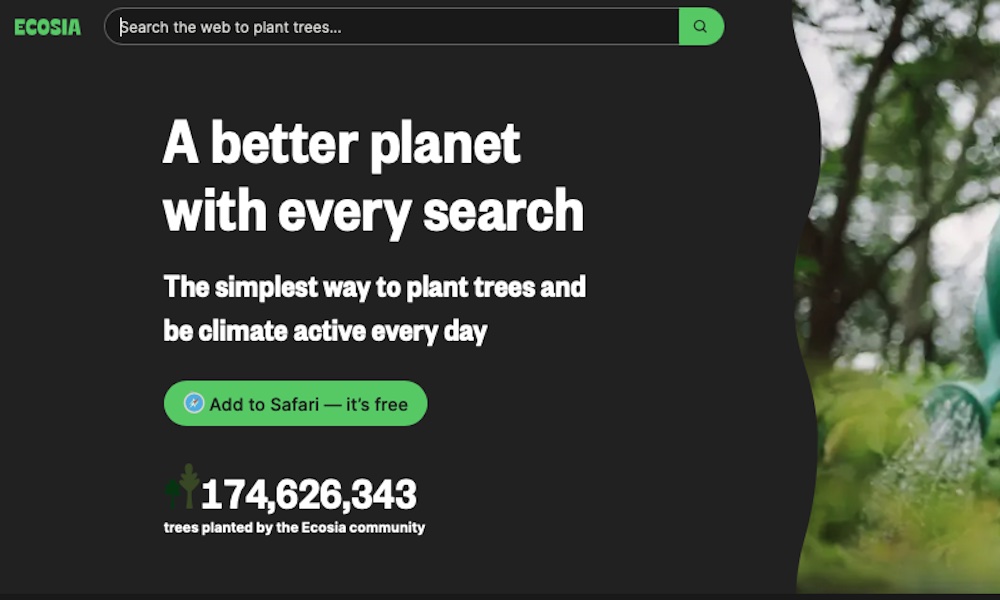 Ecosia Search Engine