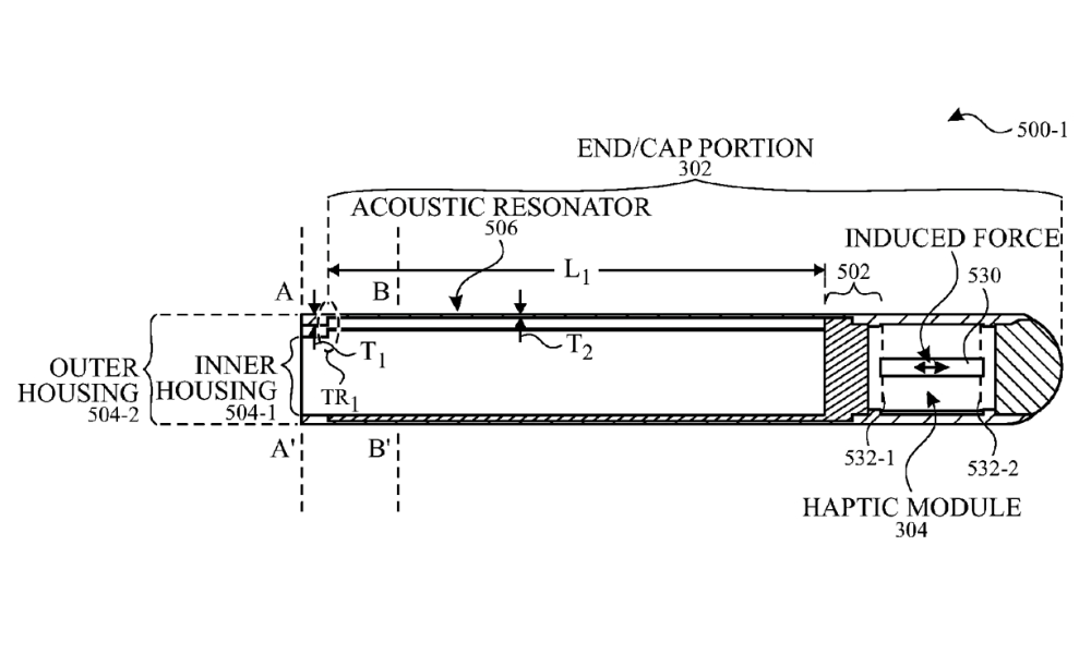 Find My Apple Pencil patent acoustic resonator