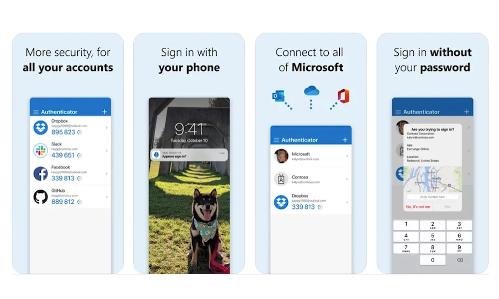 Microsoft Authenticator app Store