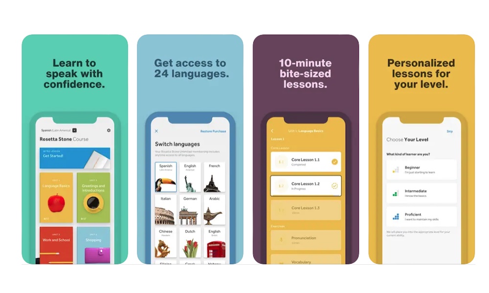 Rosetta Stone App Store