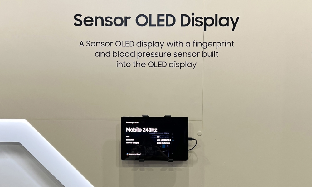 Samsung Sensor OLED Display