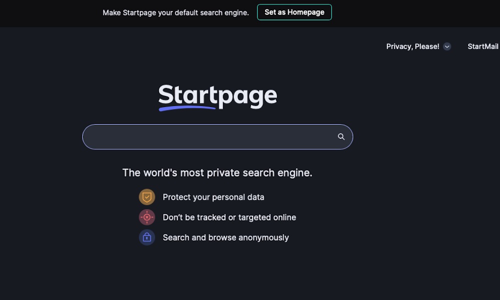 Startpage Search engine