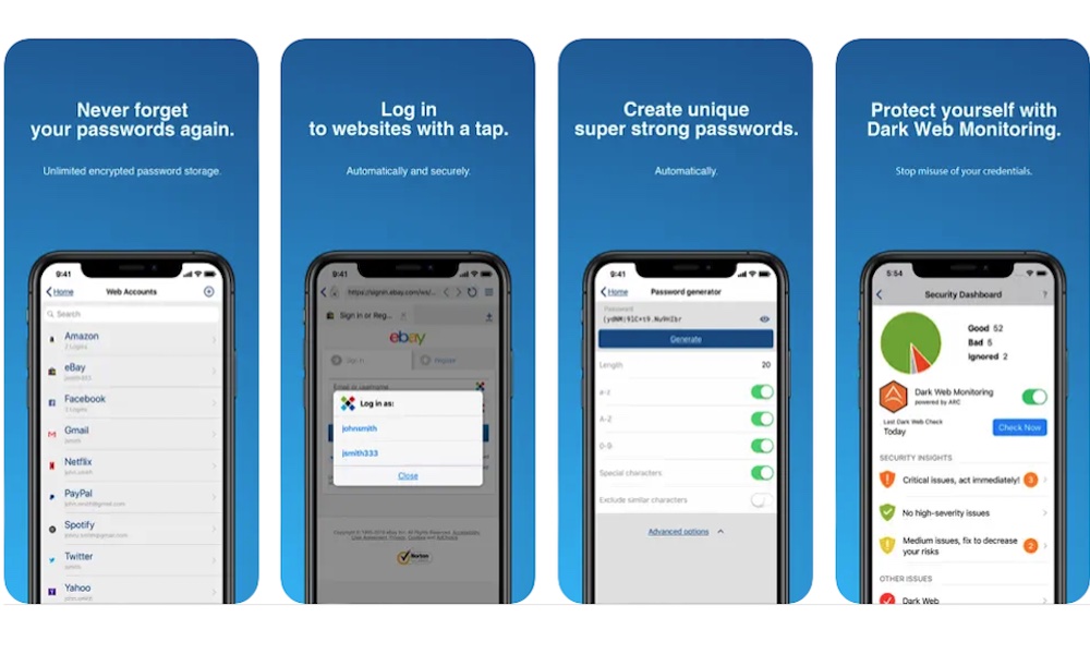 Sticky Password App Store