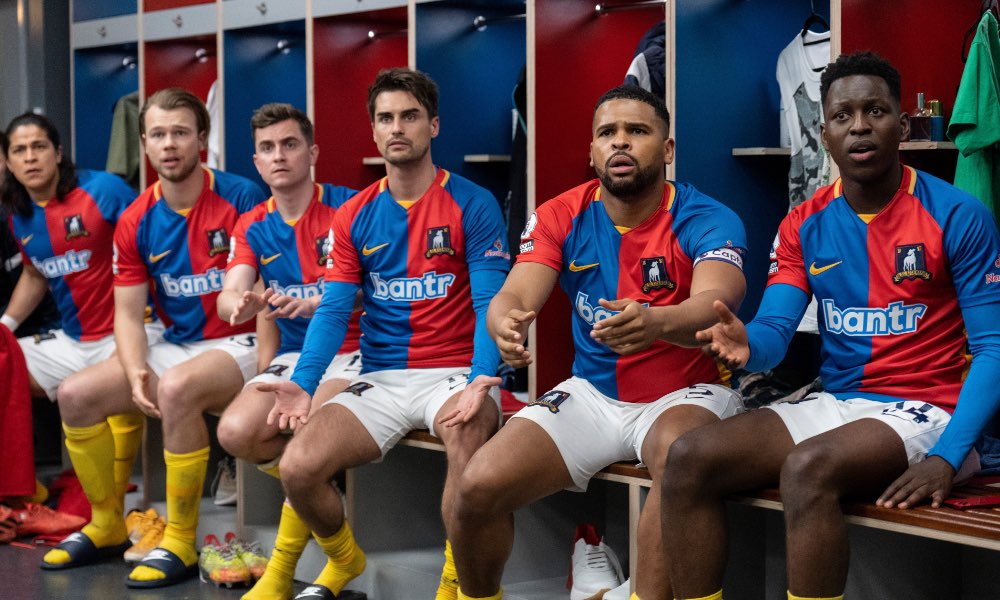 Ted Lasso Richmond team in locker room