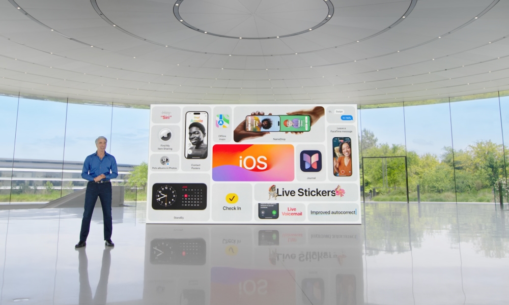 WWDC 2023 Craig Federighi iOS 17 WWDC 2023 Craig Federighi iOS 17