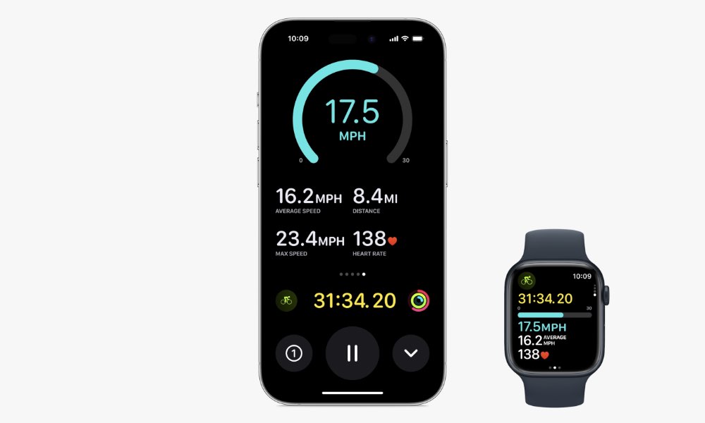 WWDC2023 watchOS 10 cycling workout