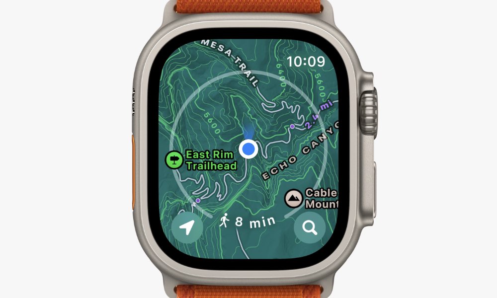 WWDC2023 watchOS 10 trail map