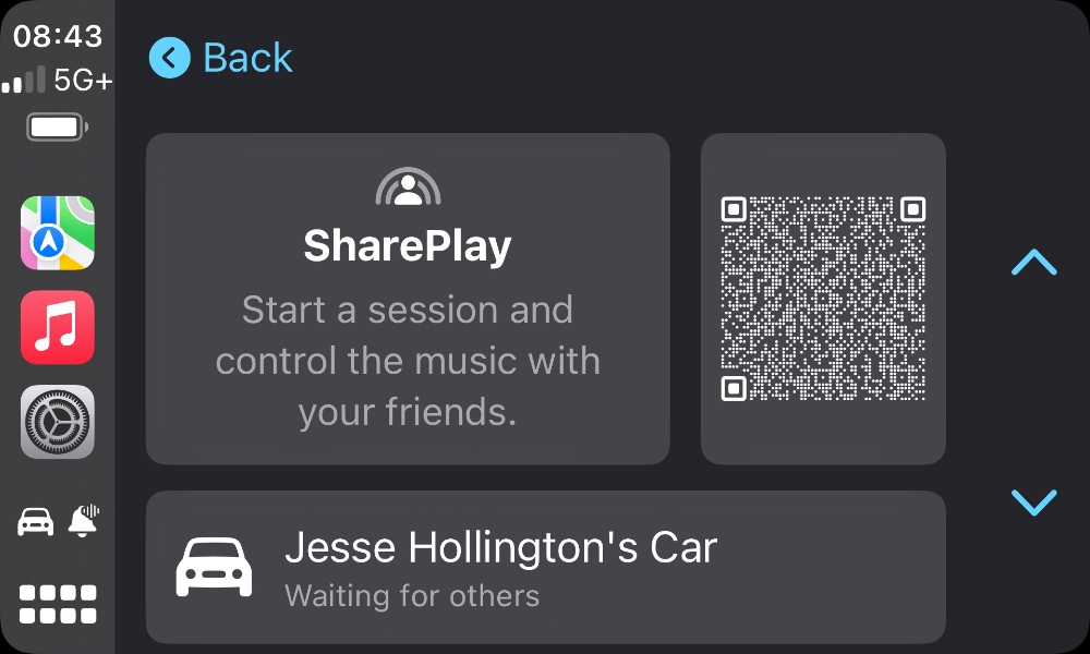iOS 17 CarPlay SharePlay Music
