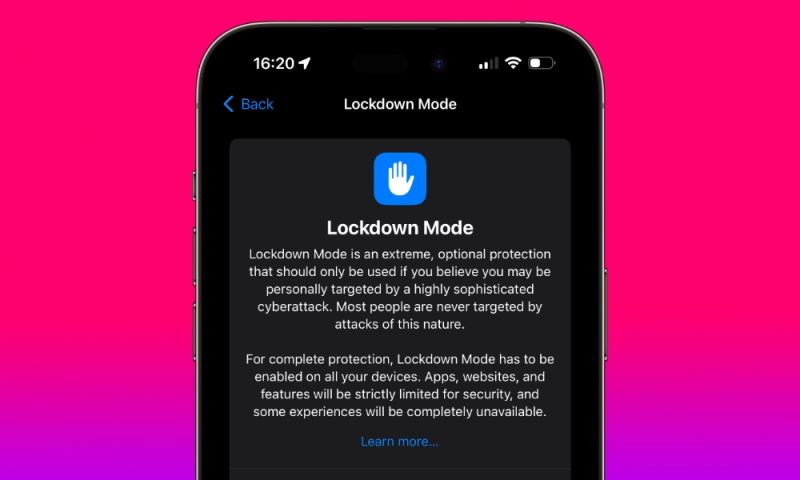 Configure Lockdown Mode Apple’s ‘Lockdown Mode’ Will Get Even More Secure in iOS 17 and watchOS 10