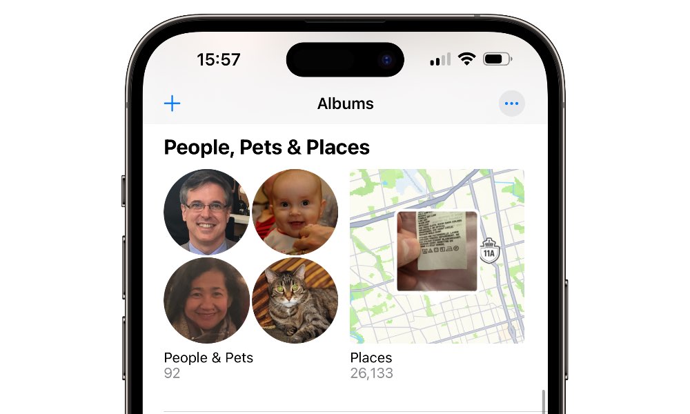 iOS 17 People Pets and Places albums