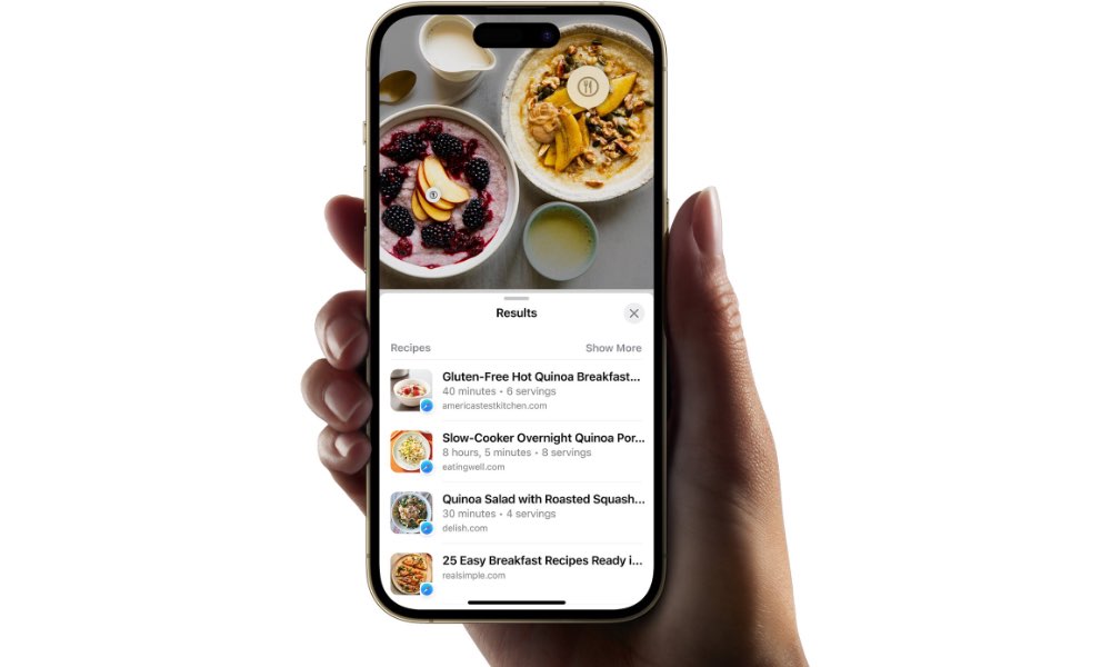 iOS 17 Visual Lookup Recipes