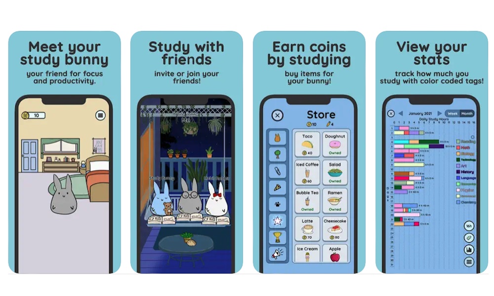 Study bunny app store