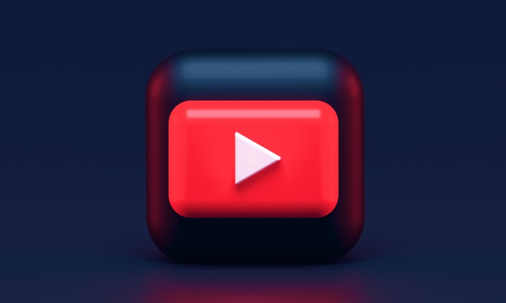 YouTube logo.