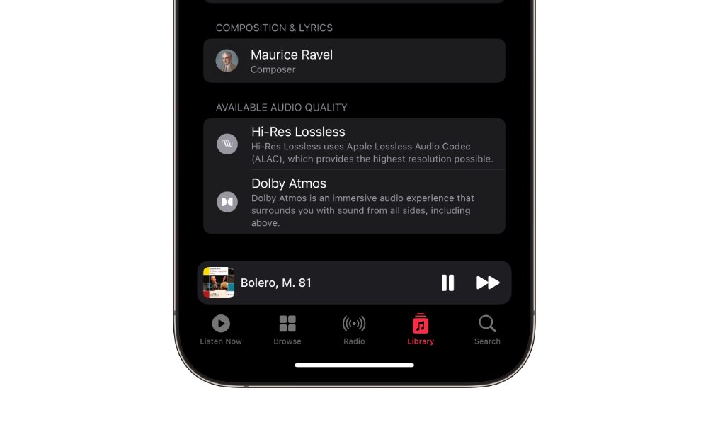 iOS 17 Beta 3 music credits quality