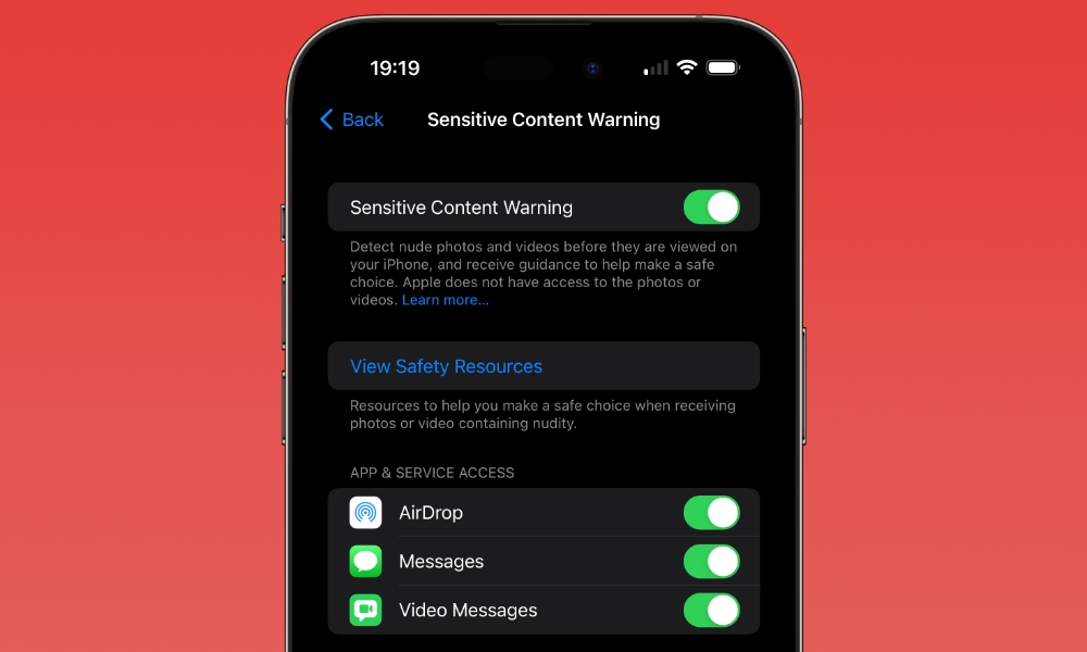 iOS 17 Sensitive Content Warning