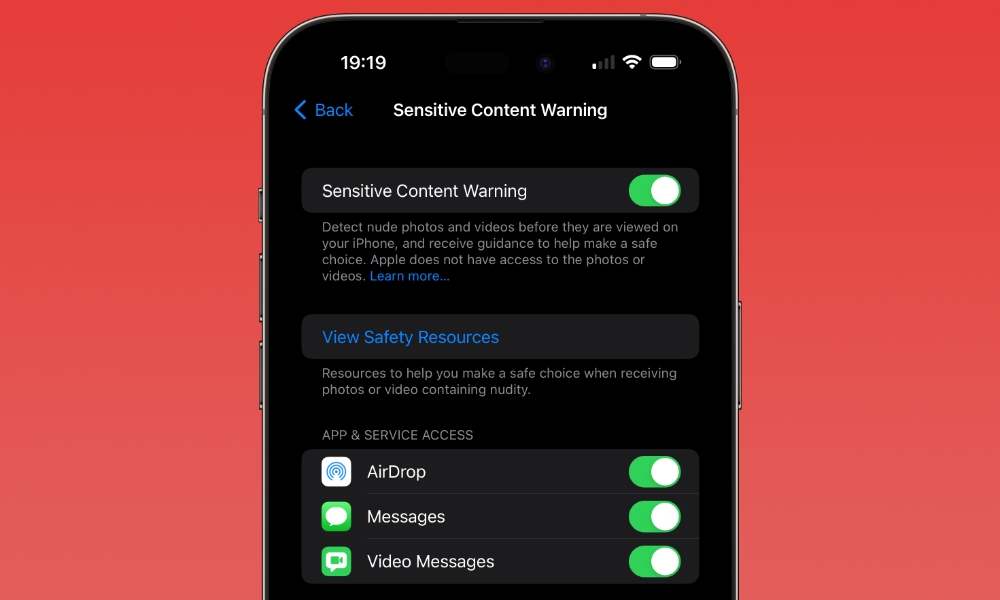 iOS 17 Sensitive Content Warning iOS 17 Sensitive Content Warning