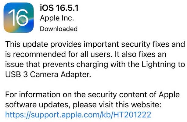 iOS 16.5.1 download