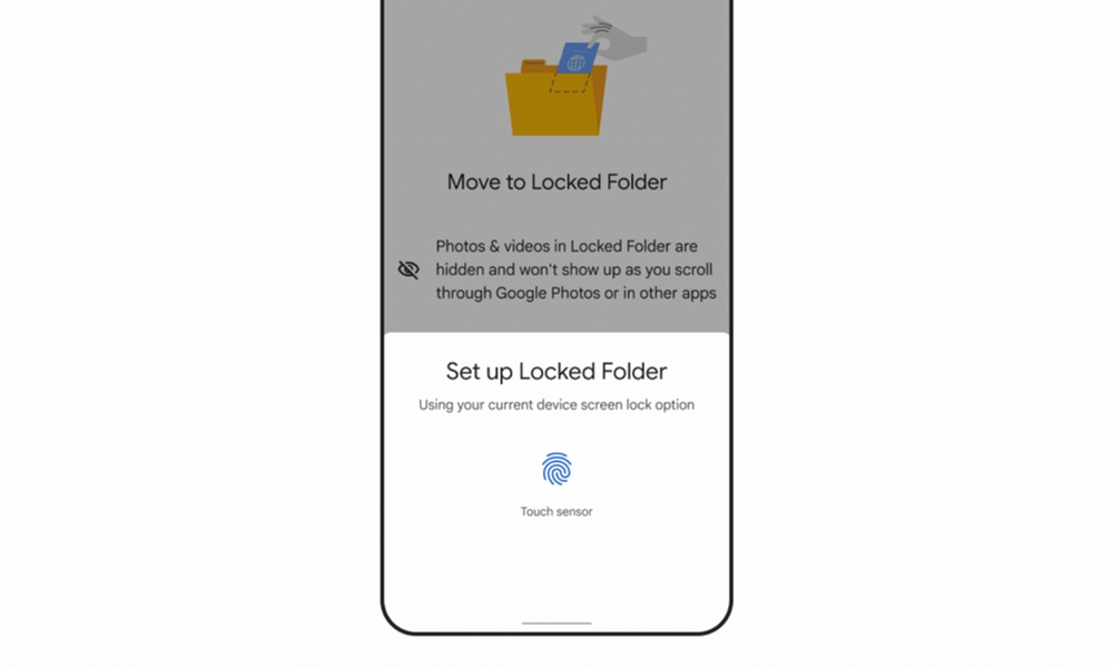 Google Photos Setup Locked Folder