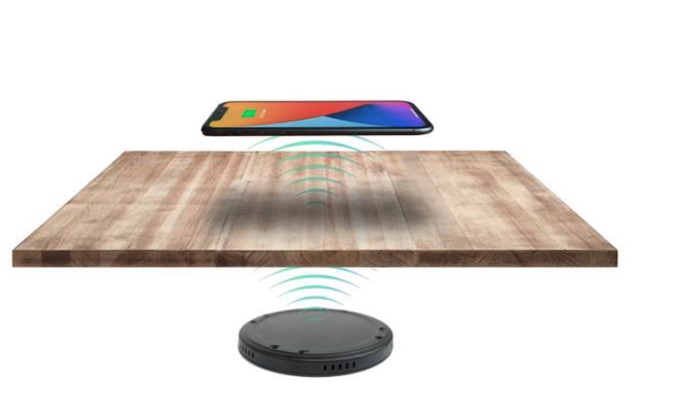 Under the desk wireless charger