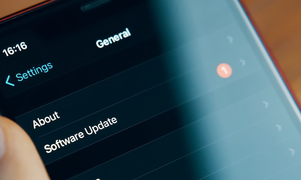 Apple iPhone operation system update