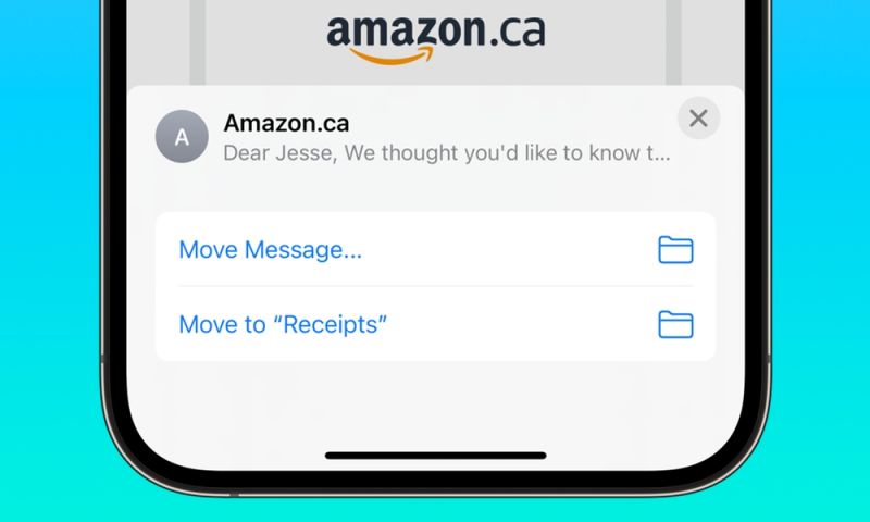 ios 17 mail app move to folder