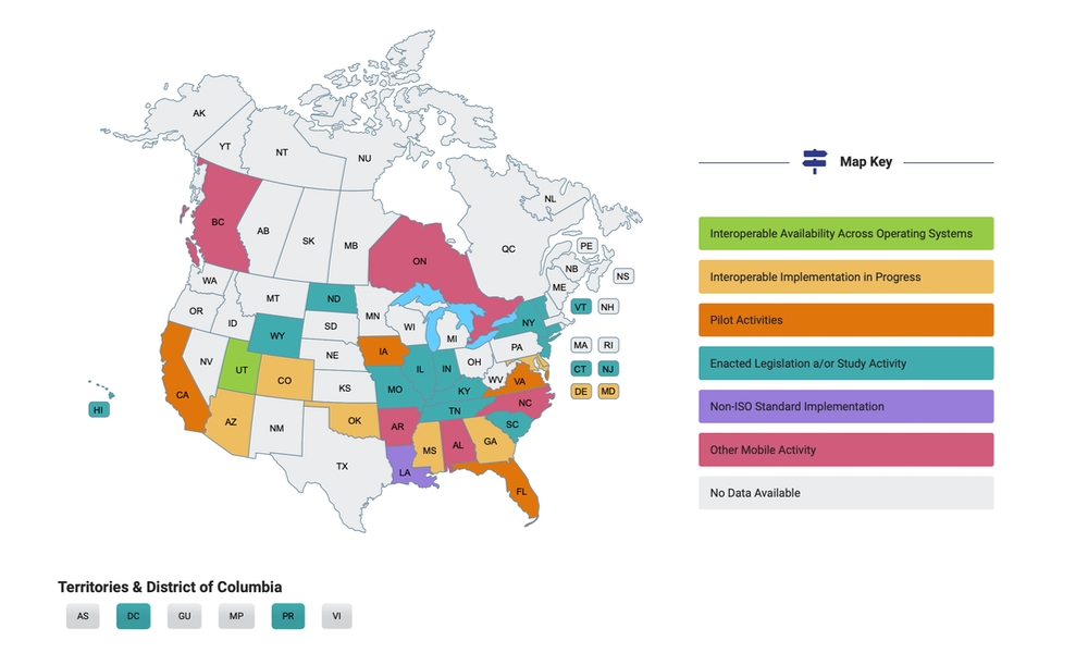 mDLConnection Map Sept 2023