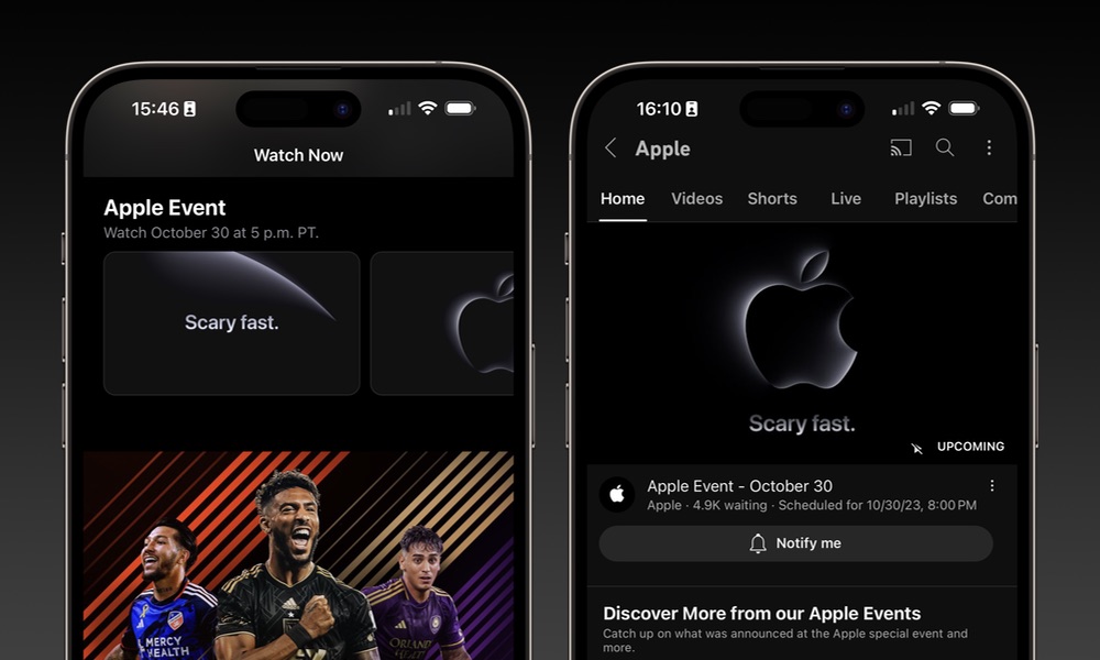 Apple Watch Scary Fast event hero