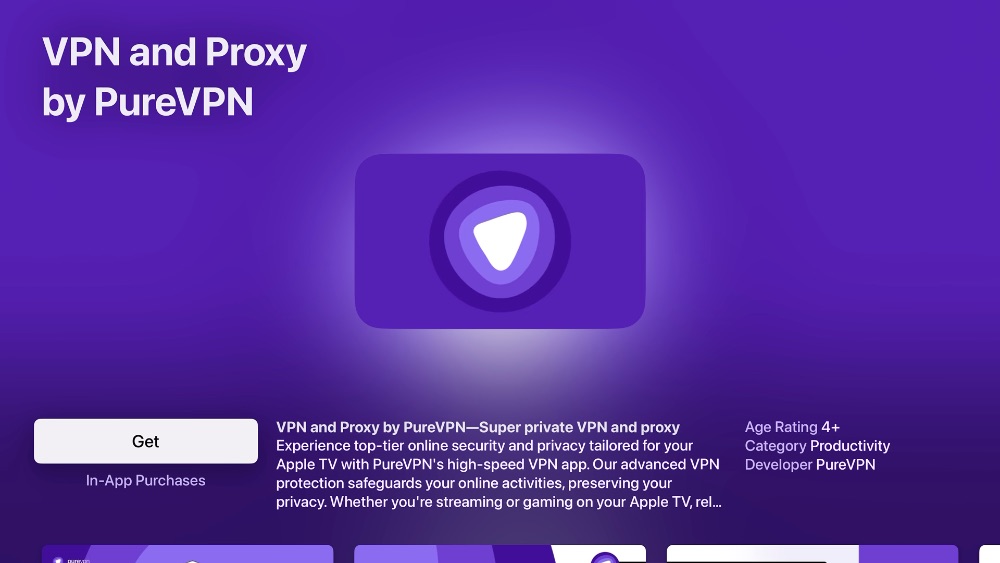 PureVPN for tvOS on App Store