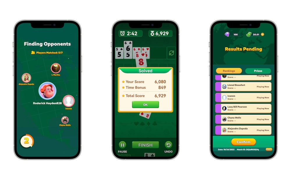 Solitaire Clash on iPhone