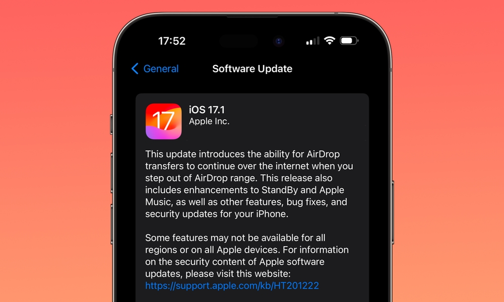 iOS 17.1 RC2