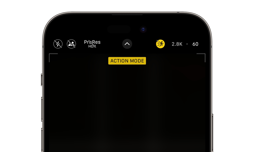 iPhone 14 Pro Max Action Mode