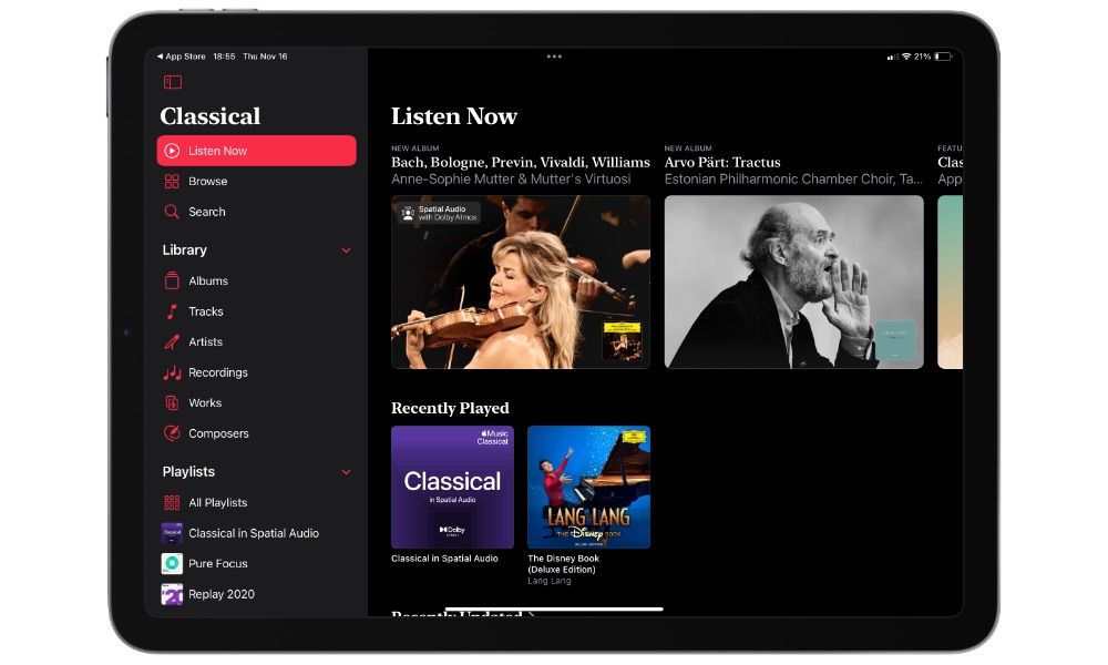Apple Music Classical for iPad 2