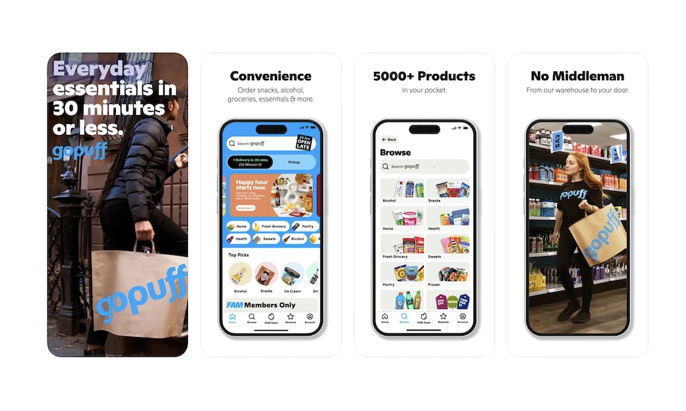 GoPuff app store