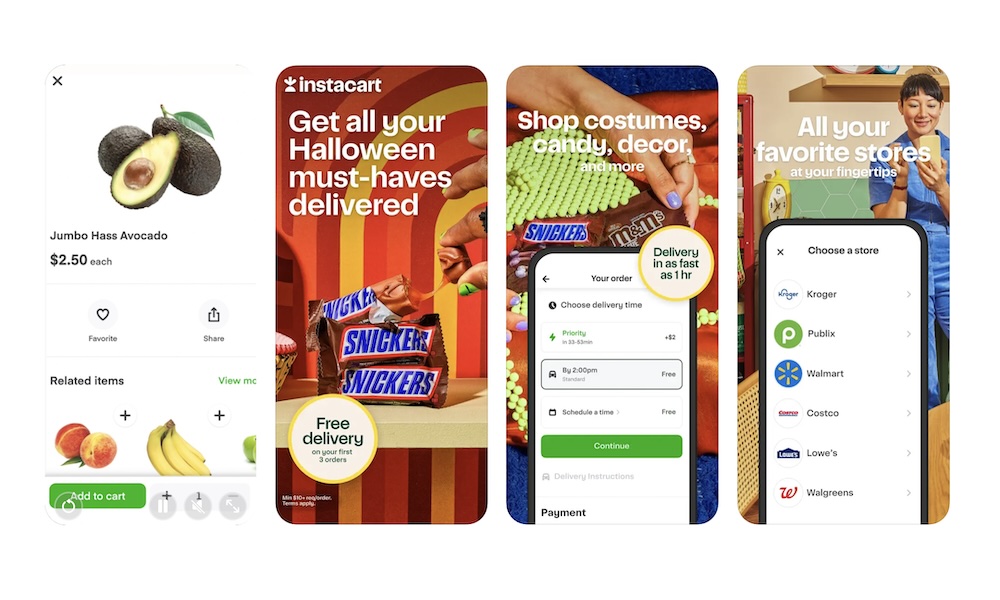 Instacart app store