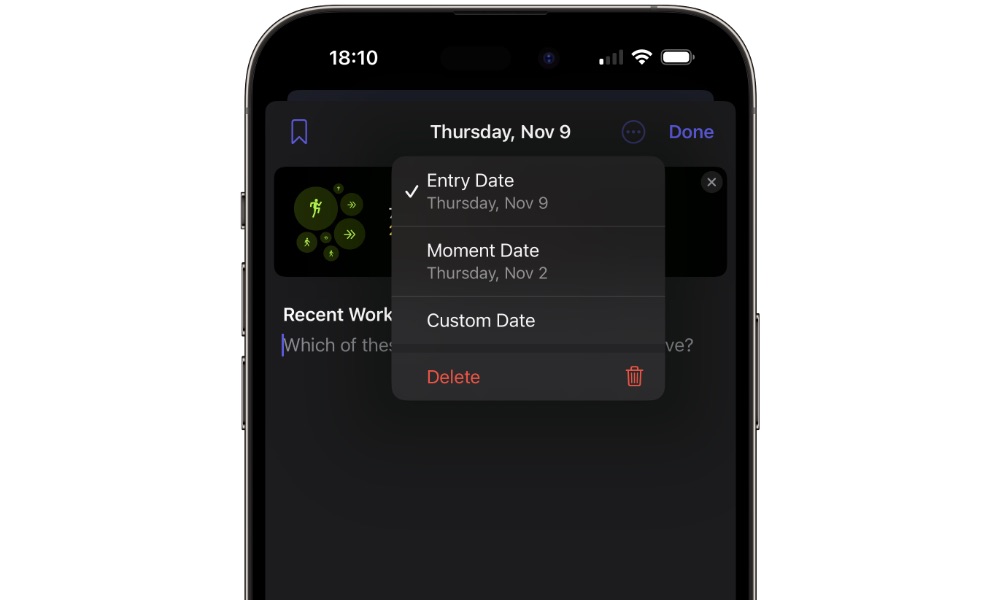 iOS 17.2 beta 2 Journal app 1